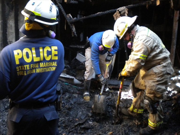 Fire Investigators Scene Dig 768x576